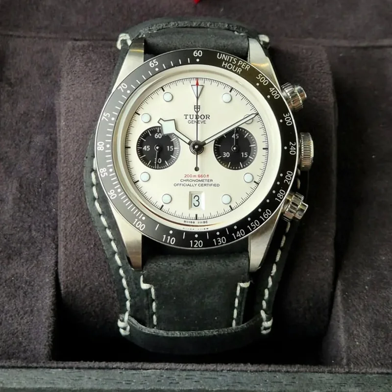 Heritage Black Bay Chronograph Panda / Bund