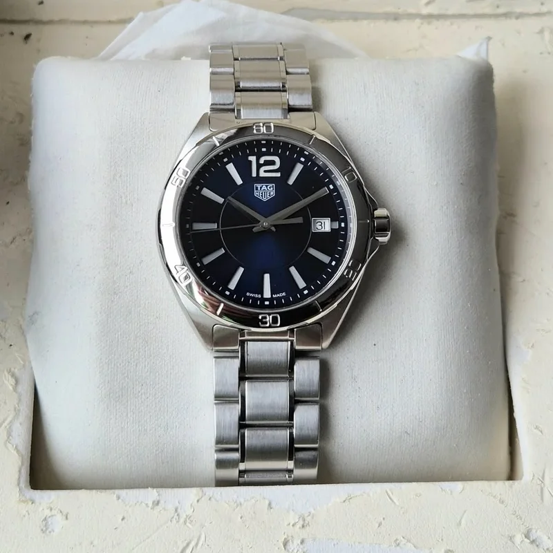 Formula 1 Quartz 35 Stainless Steel / Blue / Calf