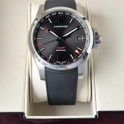 Conquest V.H.P. GMT 41 Stainless Steel / Black / Rubber