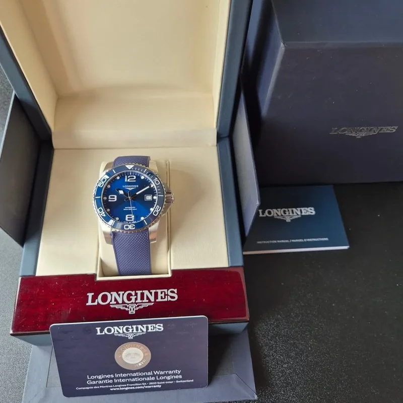 Thumb HydroConquest 41 Automatic Stainless Steel / Ceramic / Blue / Rubber