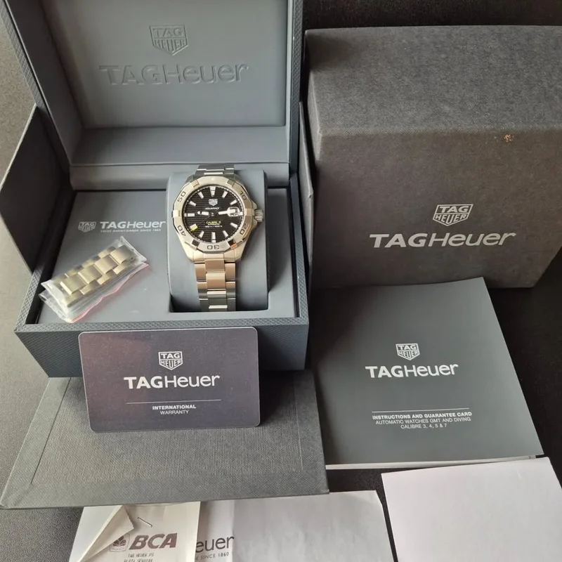 Thumb Aquaracer 300M Calibre 5 Automatic 41 Stainless Steel / Black / Bracelet