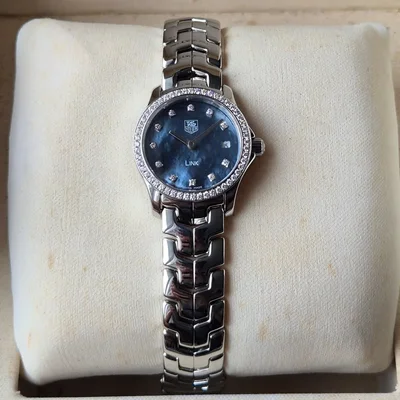 Aquaracer 300M Quartz 27 Stainless Steel / MOP - Blue Diamond / Bracelet