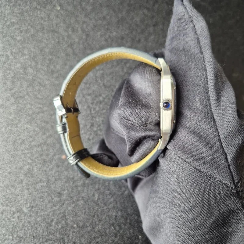 Thumb Santos Dumont Large / Blue Alligator Strap