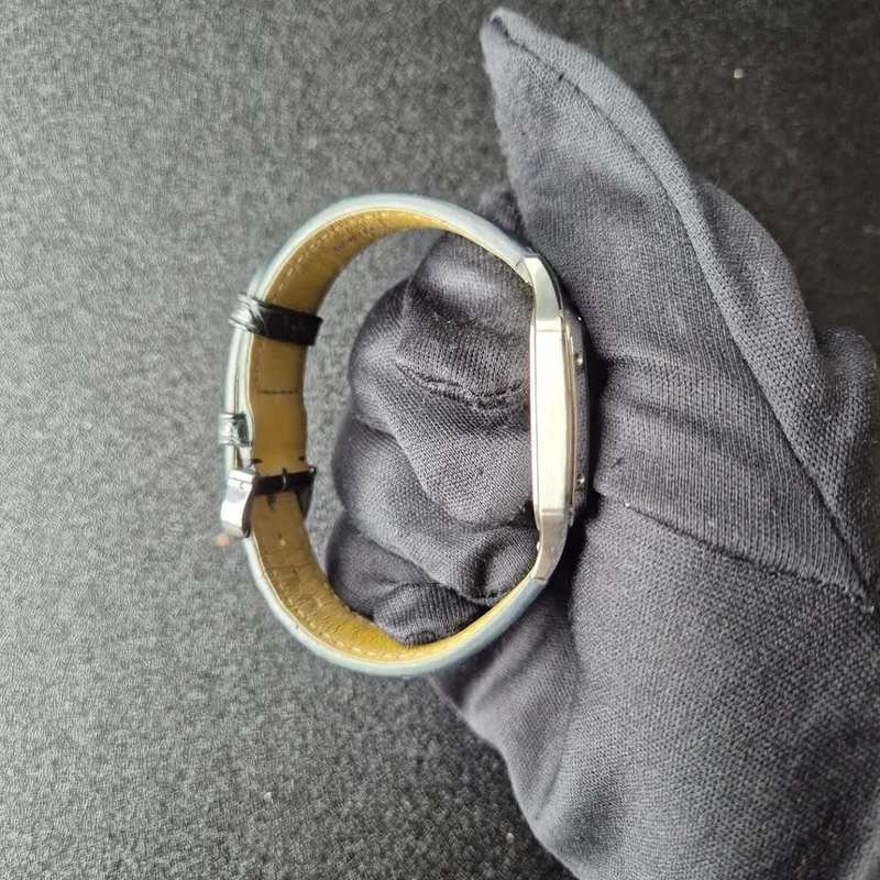 Thumb Santos Dumont Large / Blue Alligator Strap