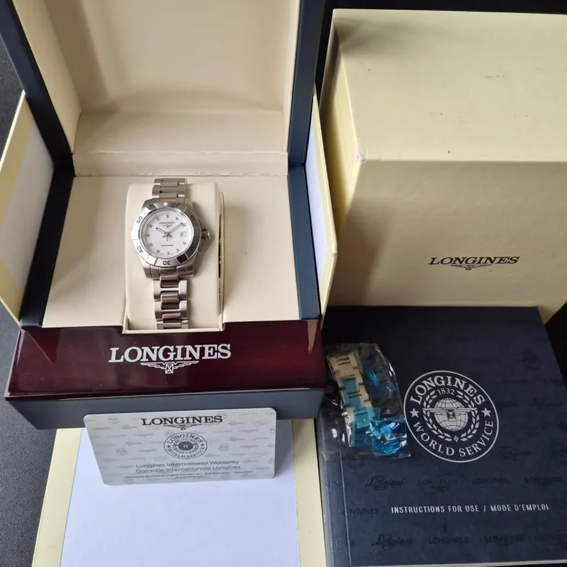 Thumb Hydroconquest Quartz 31 / Stainless Steel / White - Diamond