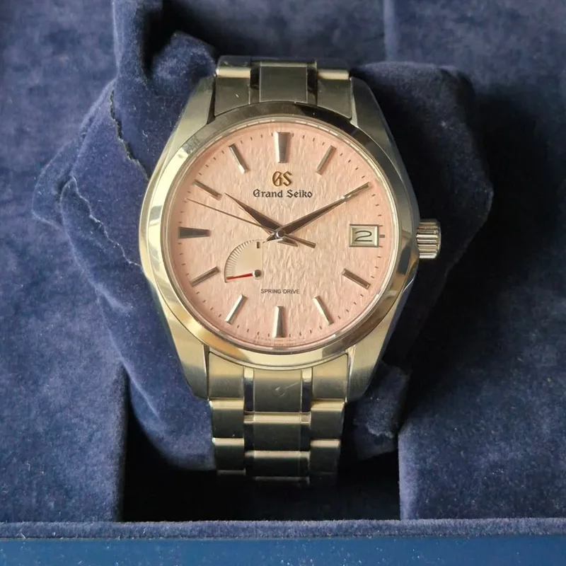 Spring Drive Titanium SBGA497 'Pink Snowflake'