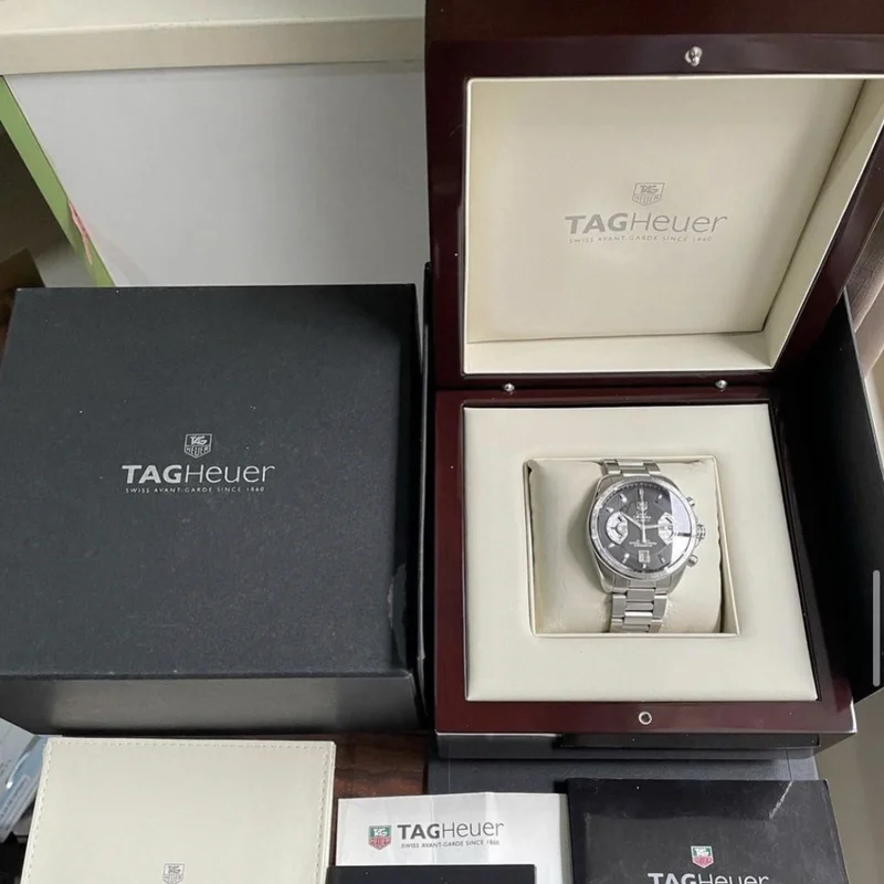 Thumb Grand Carrera Calibre 17 RS 43 Stainless Steel / Black / Bracelet
