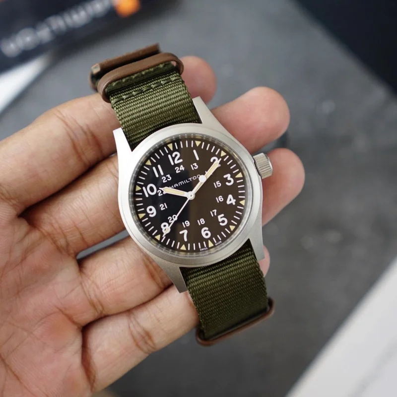 Khaki Field Mechanical 38 Black