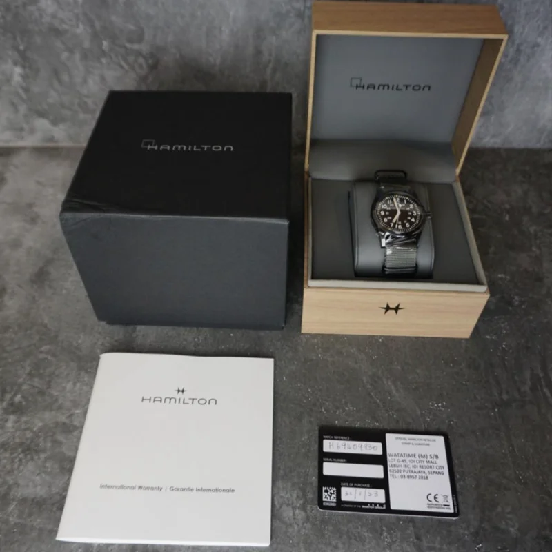 Thumb Khaki Field Mechanical 38 PVD / Black