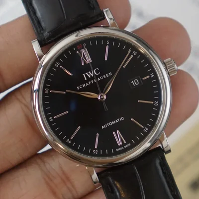 Portofino Automatic Stainless Steel / Black