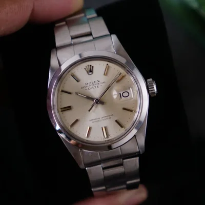 Oyster Perpetual Date 34 / 1500 / Silver / Stainless Steel