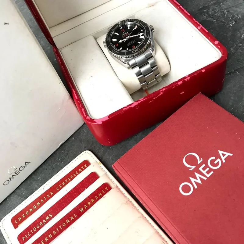 Thumb Seamaster Planet Ocean 600M Co-Axial 45.5 Stainless Steel / Orange Numerals / Bracelet