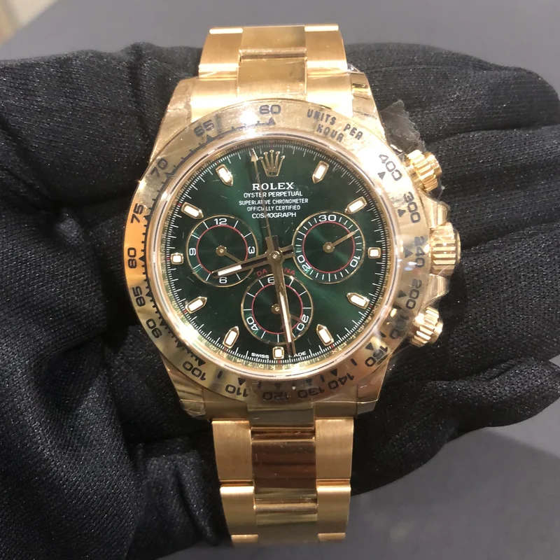 Thumb Cosmograph Daytona Yellow Gold / Green