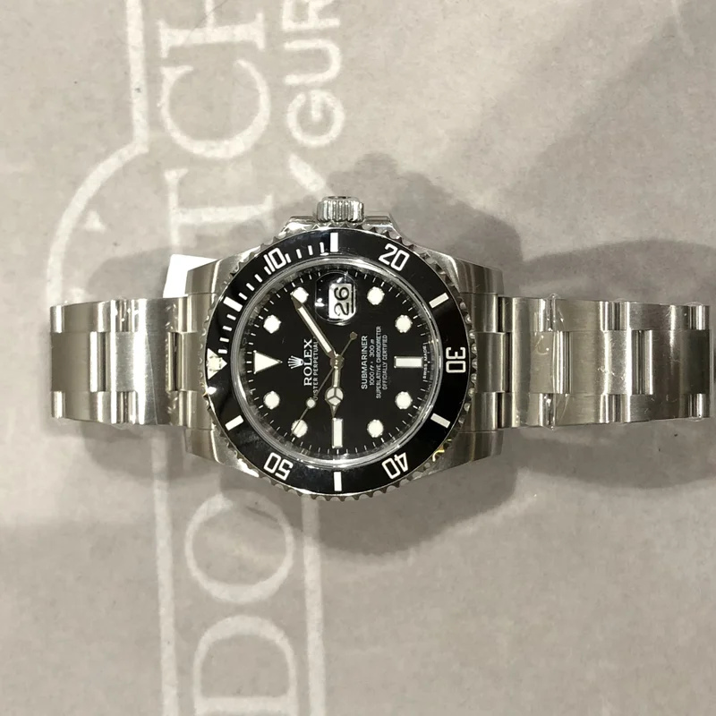 Thumb Submariner Date Stainless Steel / Black / Cerachom