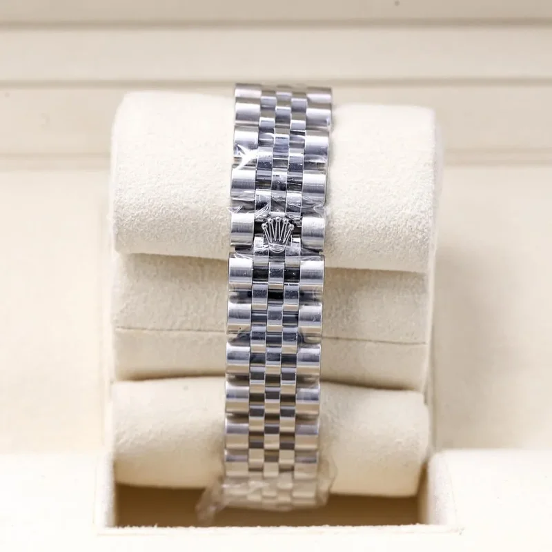 Thumb Datejust 31 Stainless Steel Fluted / Jubilee / Blue - Diamond