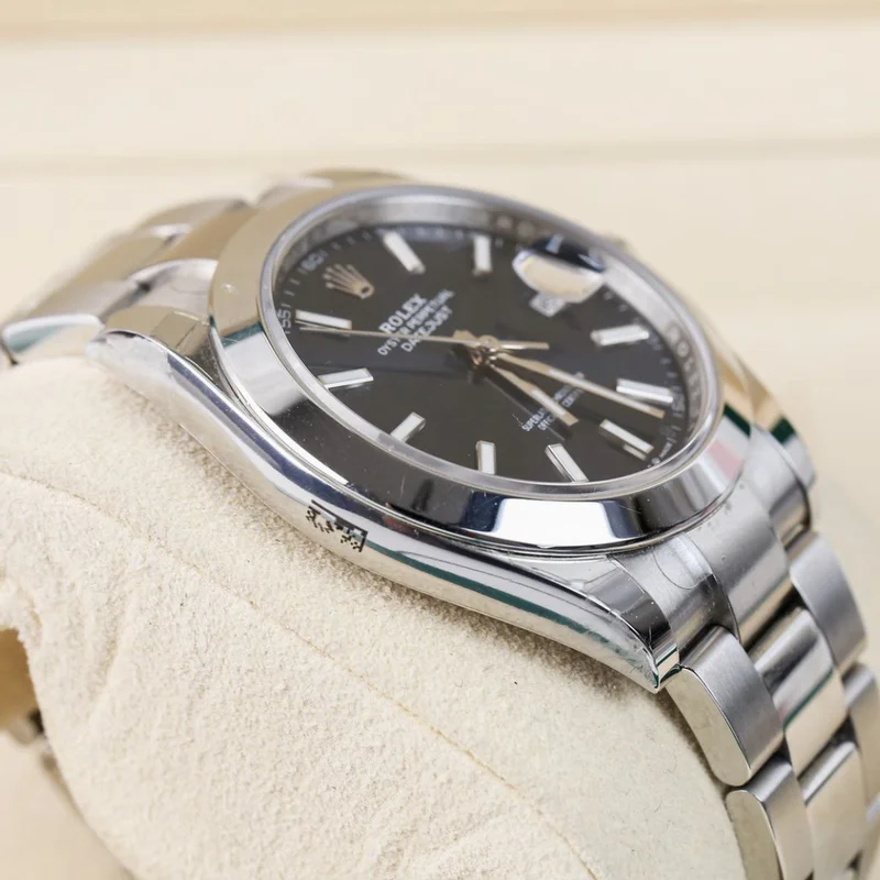 Thumb Datejust 41 Stainless Steel Smooth / Oyster / Blue