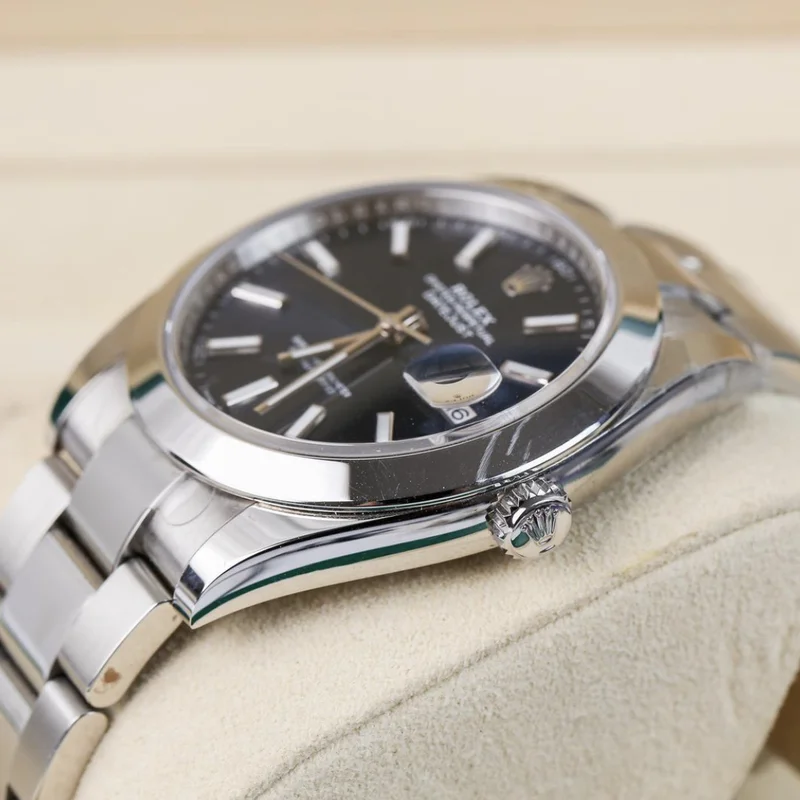 Thumb Datejust 41 Stainless Steel Smooth / Oyster / Blue