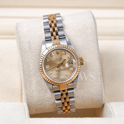 Lady-Datejust 26 Two Tone Yellow Gold / Jubilee / Champagne / Diamond