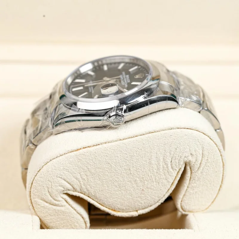 Thumb Datejust 36 Stainless Steel / Domed / Blue / Oyster