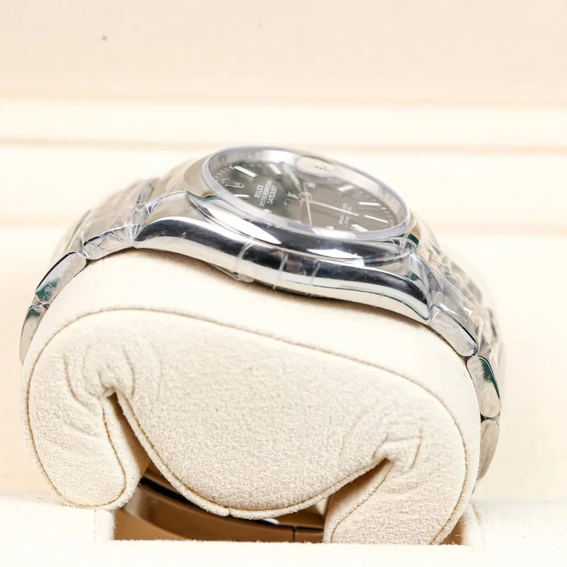 Thumb Datejust 36 Stainless Steel / Domed / Blue / Oyster