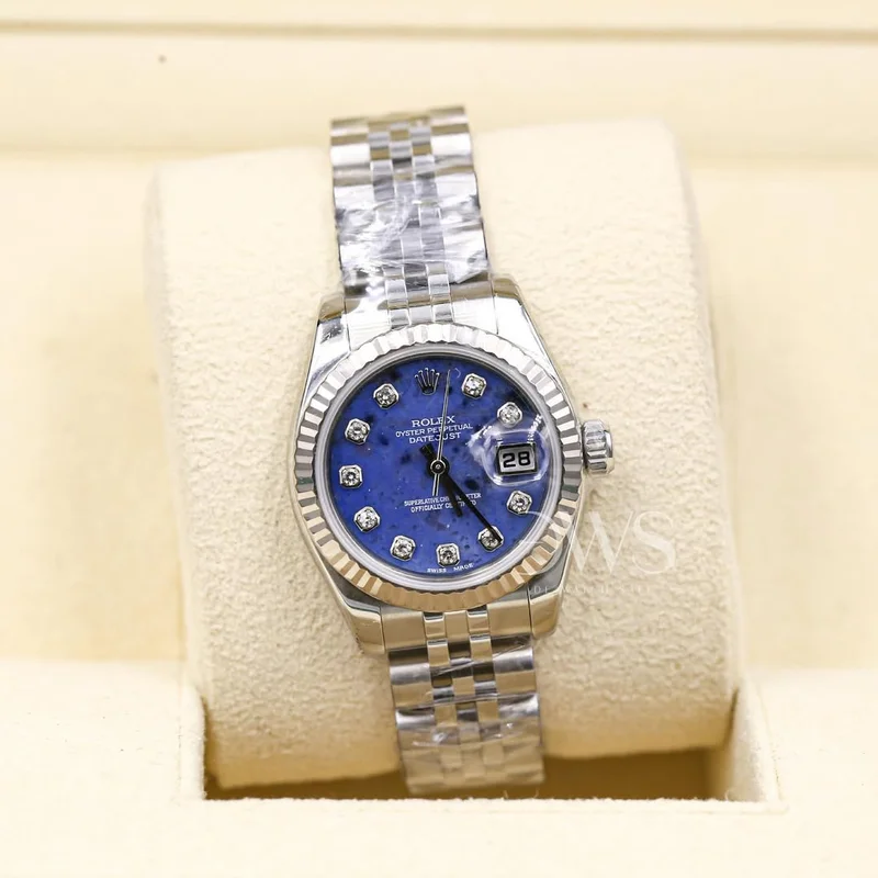 Lady-Datejust 26 Fluted Blue Diamonds Jubilee