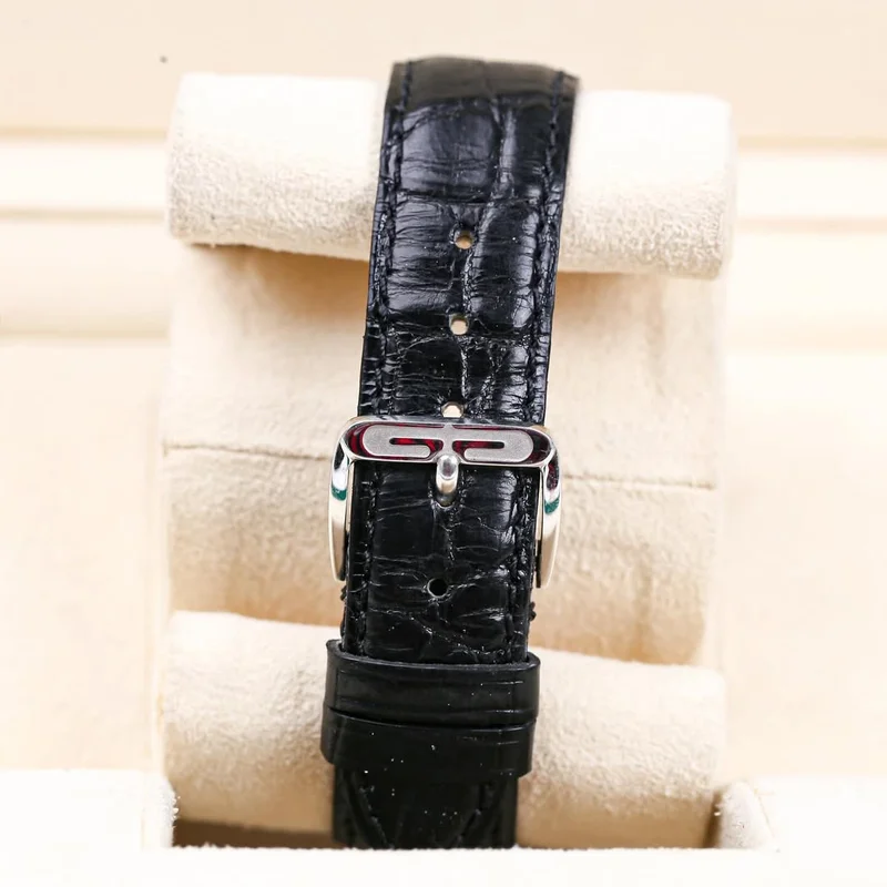 Thumb Retrograde Jumping Hour 18K White Gold