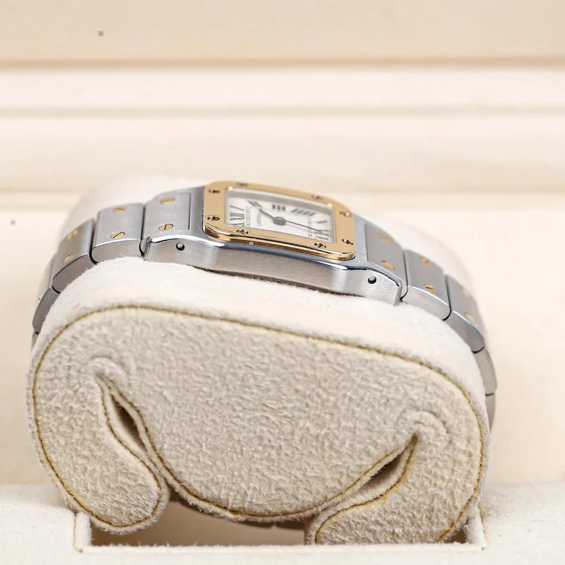 Thumb Santos Galbee Two Tone Yellow Gold White Dial