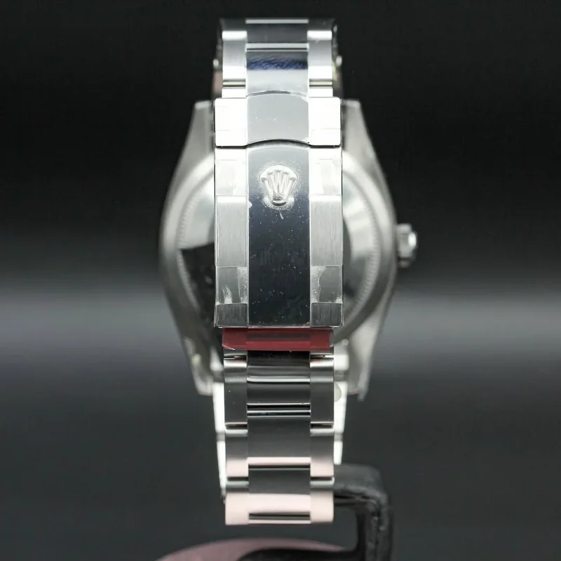 Thumb Datejust 36 Stainless Steel / Fluted / Black-Diamond / Oyster