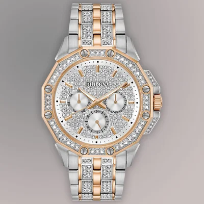 Octava Crystal Swarovski Mens Watches BLV 98C133