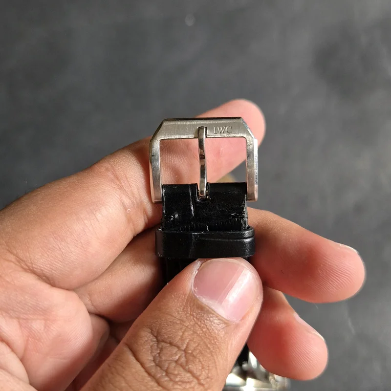 Thumb Portuguese Chrono-Automatic Stainless Steel / Panda