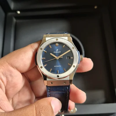 Classic Fusion 42 Titanium / Blue / Rubber