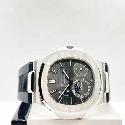Nautilus 5712 White Gold / Grey