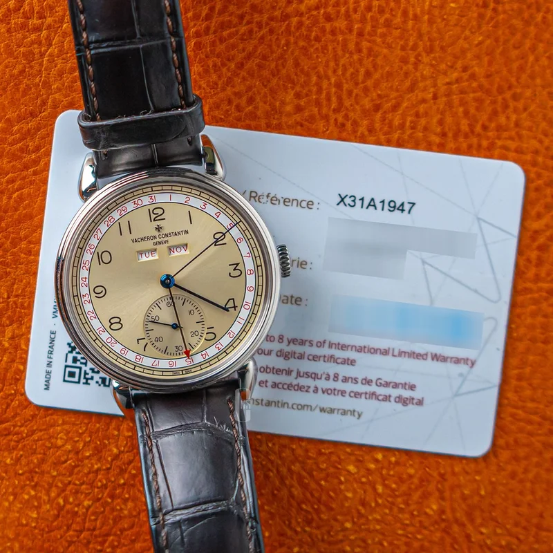 Thumb Historiques Triple Calendrier 1942 Stainless Steel / Silver / Burgundy