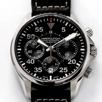 Khaki Pilot Auto Chrono