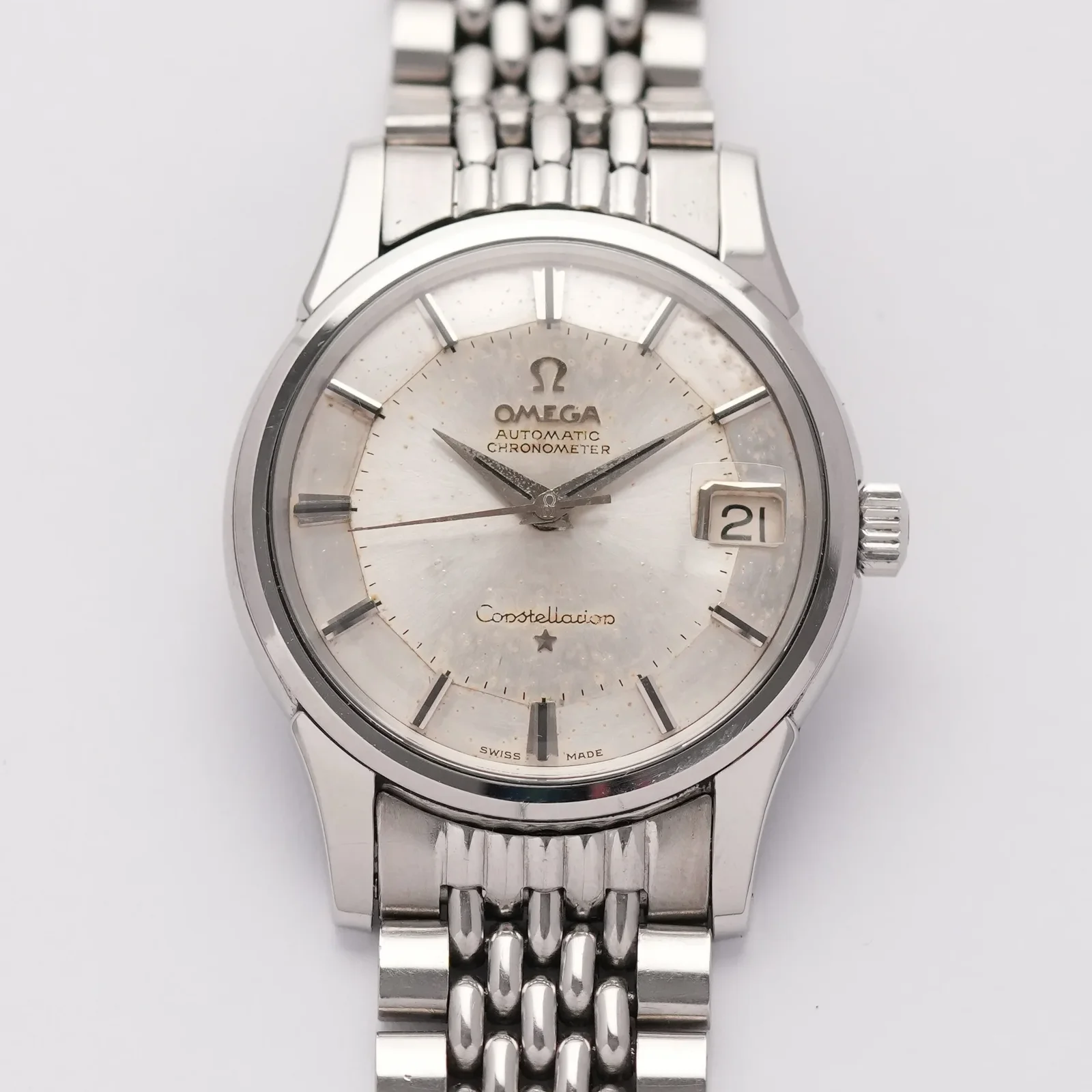 Omega Constellation Railtrack