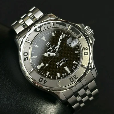 TUDOR PRINCE DATE  HYDRONAUT carbon dial 85190
