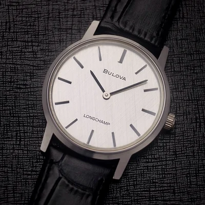 BULOVA for LONGCHAMP linen dial