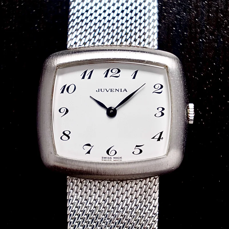 JUVENIA TV-shape manual enamel dial breguet