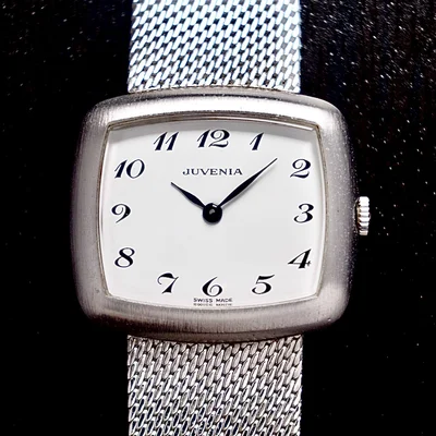 JUVENIA TV-shape manual enamel dial breguet