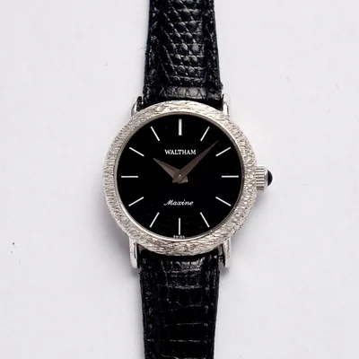WALTHAM Maxine onyx manual wind