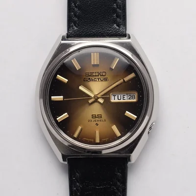 SEIKO 5 ACTUS SS Automatic golden brown dial 6106-8690