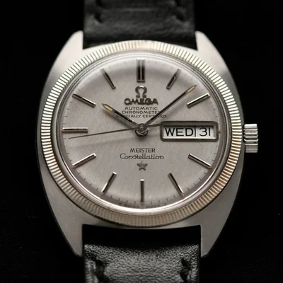 OMEGA Constellation C-shape 168.029 white gold bezel automatic 751 day date