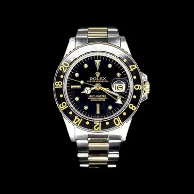 Rolex GMT Master 1675 Black Nipple Gilt Dial