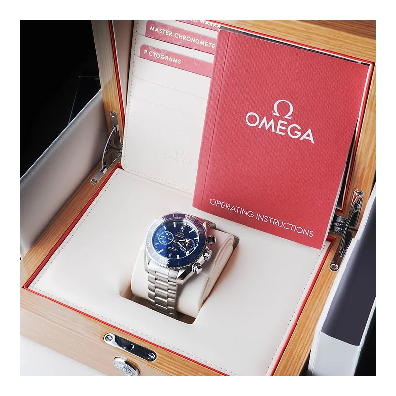 Thumb Seamaster Planet Ocean 600M Co-Axial 45.5 Master Chronometer Chronograph Stainless Steel / Blue / Bracelet
