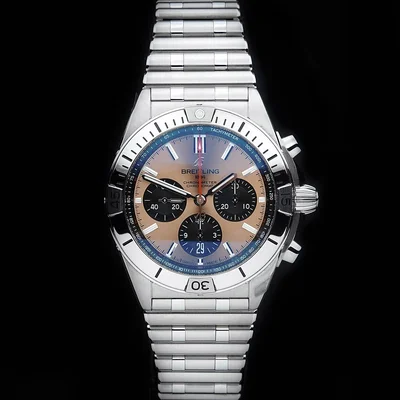 Chronomat B01 42 Stainless Steel / Copper / Rouleaux