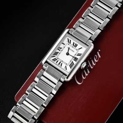 Tank Must Small Quartz Stainless Steel / Silver / Bracelet