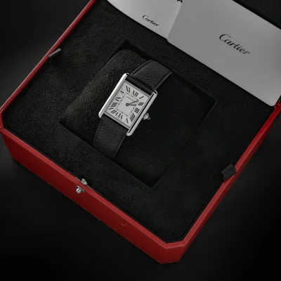 Tank Must Large Quartz Stainless Steel / Silver