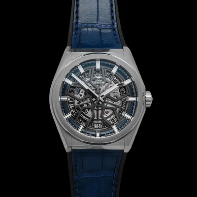 Defy Classic Titanium / Skeleton / Alligator