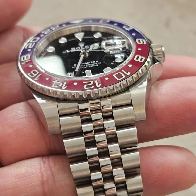 Thumb GMT-Master II Stainless Steel / BLRO / Jubilee