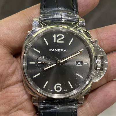 Luminor Due 42 3 Days Date Stainless Steel / Grey